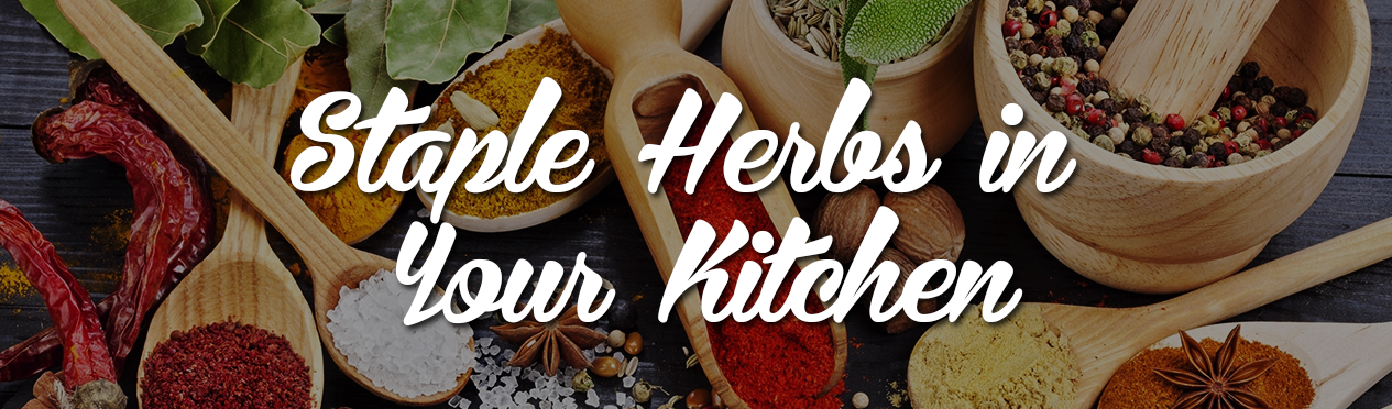 Staple Herbs in Kitchen